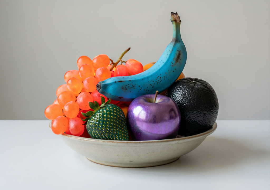 A Bowl of Wrong-Coloured Fruit