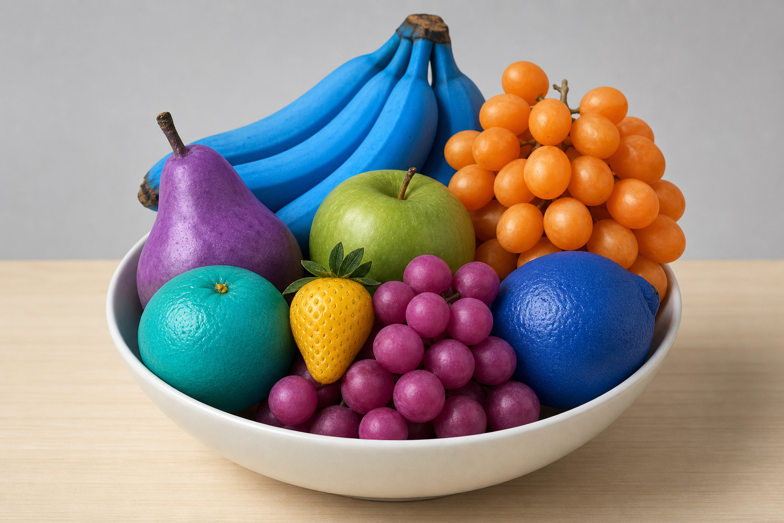 A Bowl of Wrong-Coloured Fruit