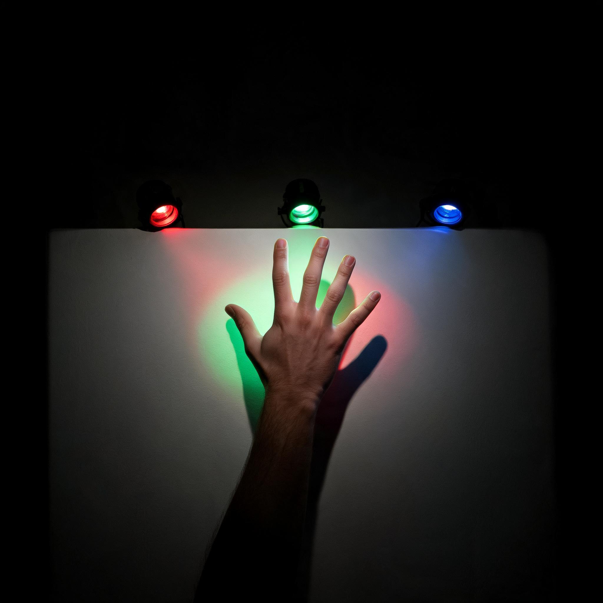 Three Lamps, One Hand
