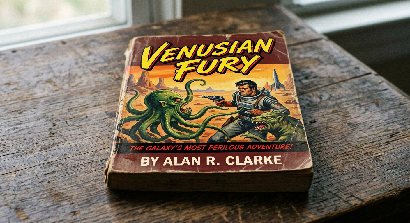 Nano Banana 2 output for 1960s Pulp Paperback Cover