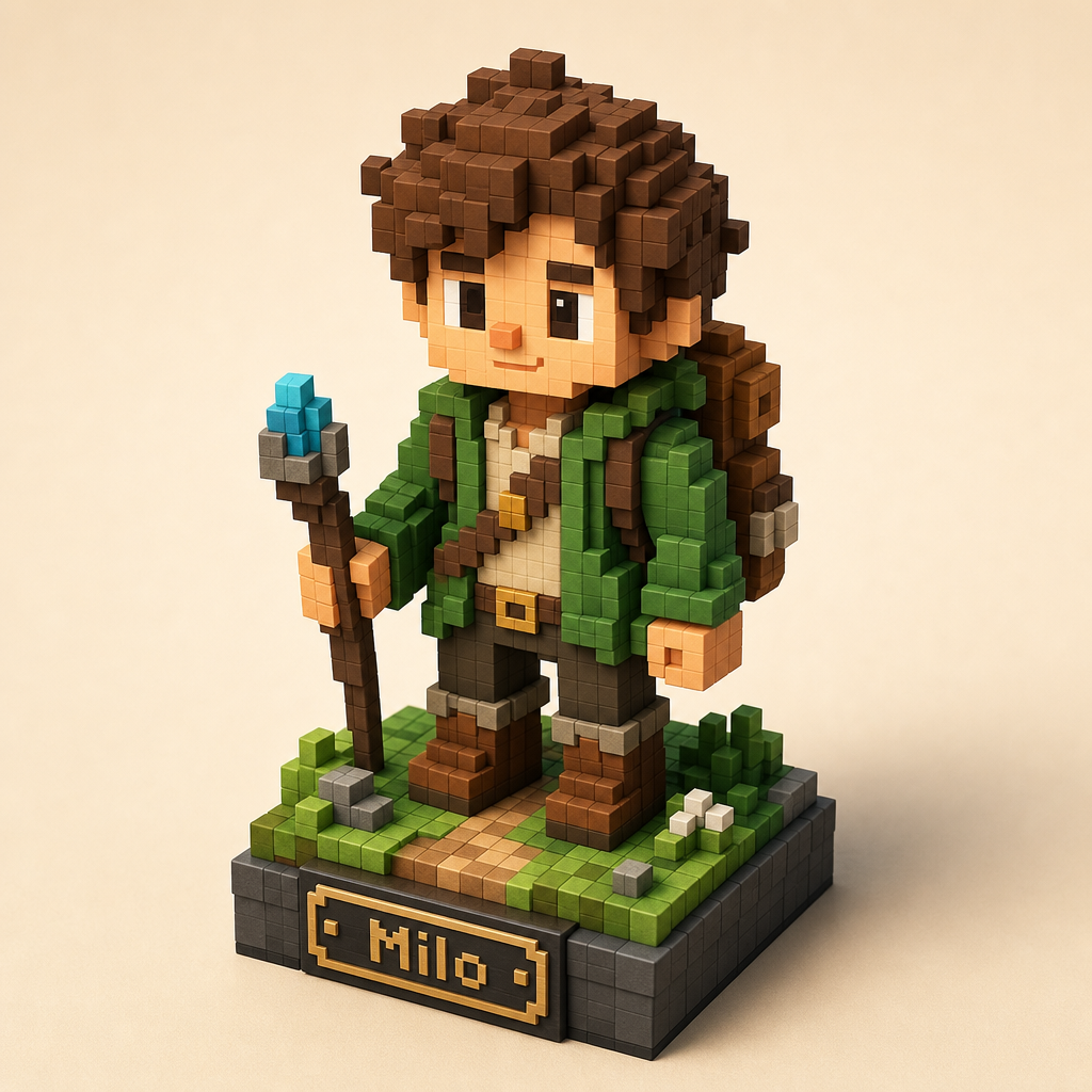 AI Voxel Figure Prompt