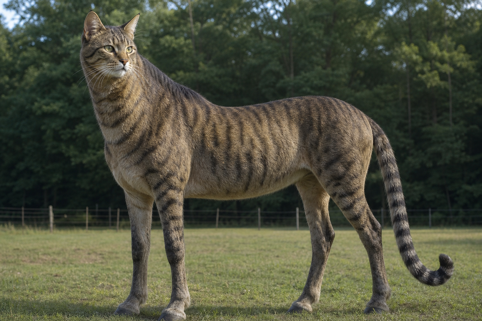 A Cat With a Horse's Body
